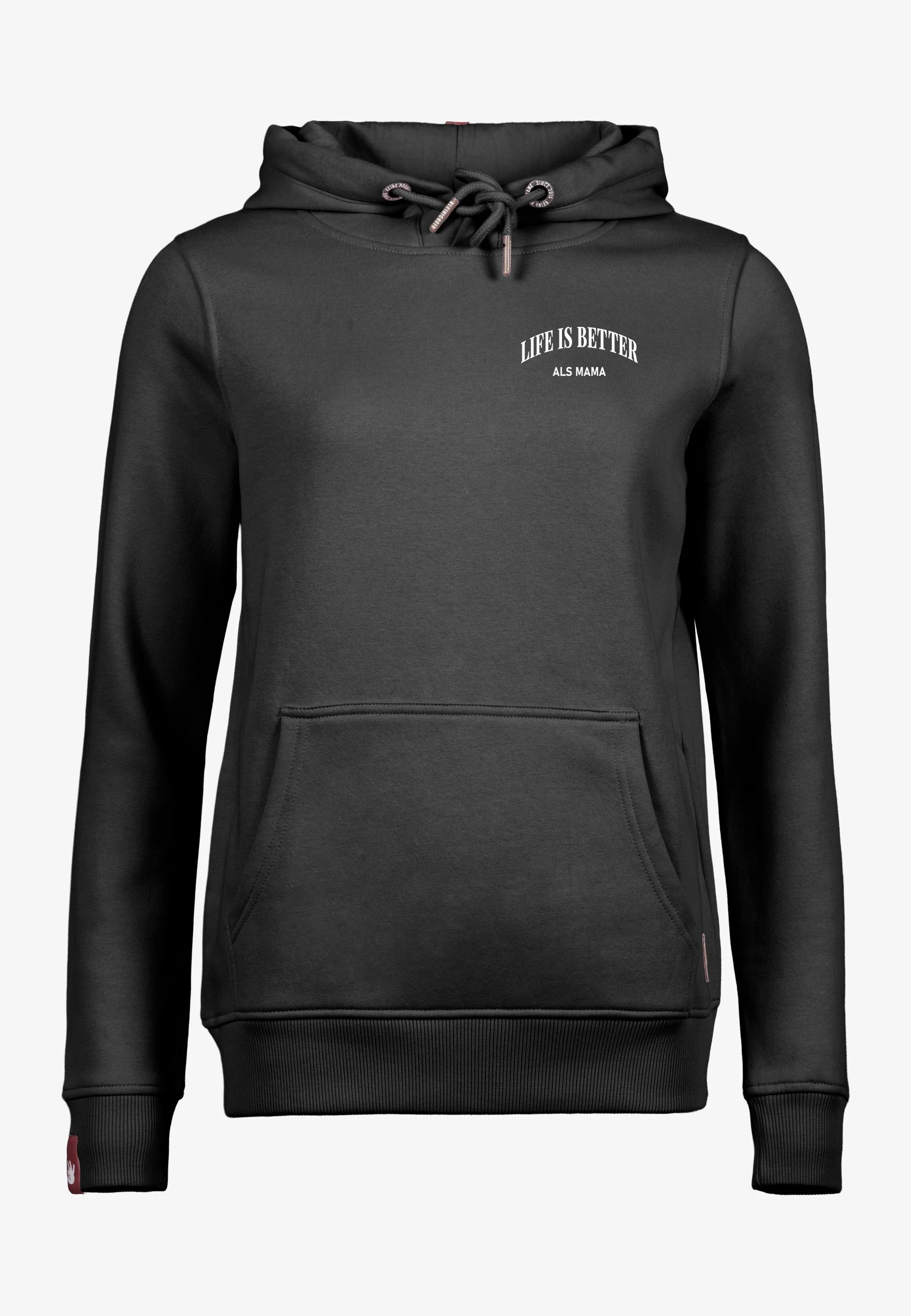 Görls Hoodie Life is better als Mama