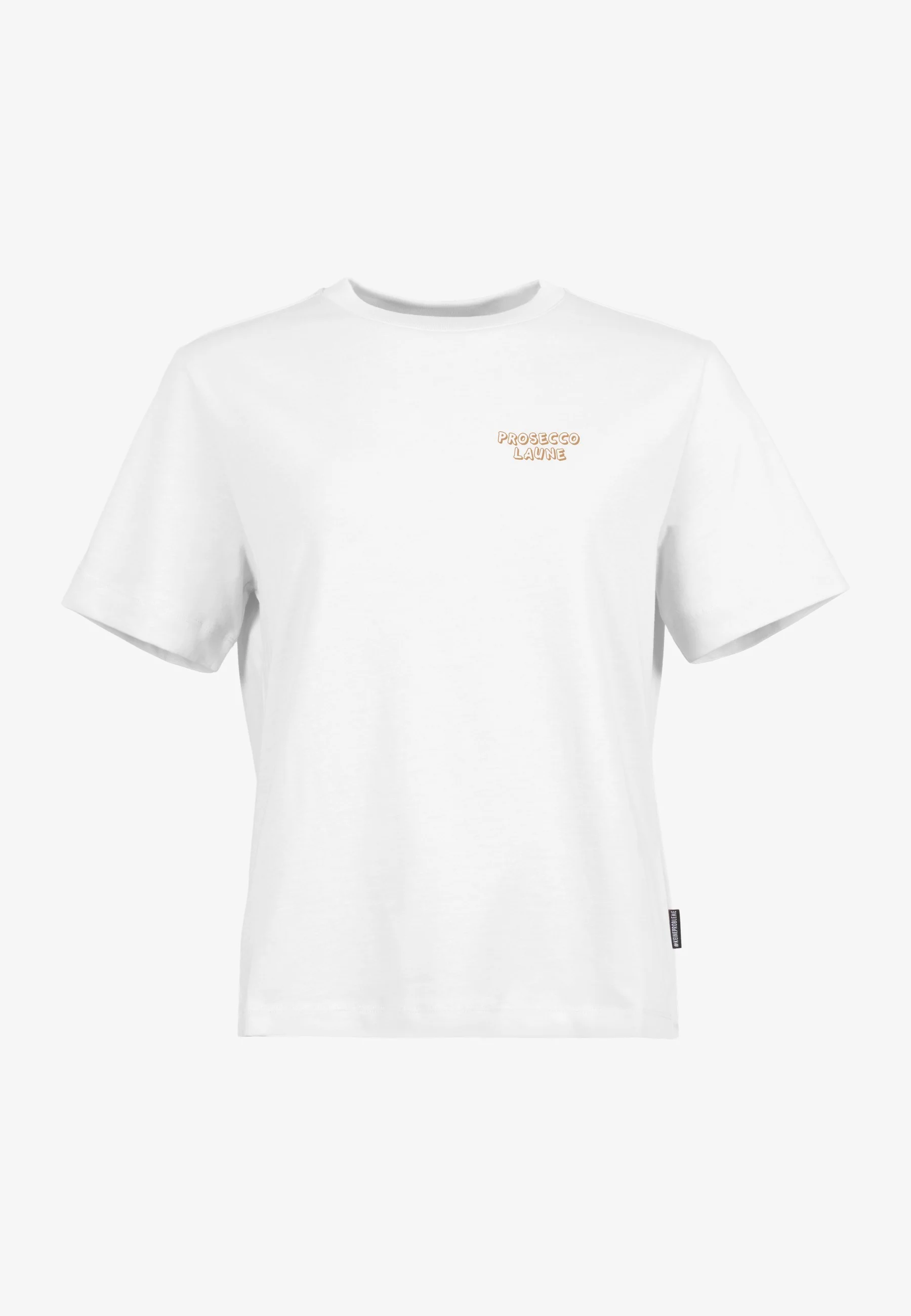 Görls T-Shört Easyfit Prosecco Laune - roségold